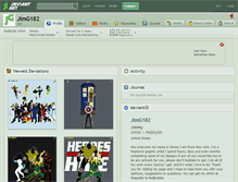 Tablet Screenshot of jimg182.deviantart.com