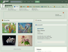 Tablet Screenshot of generputs.deviantart.com