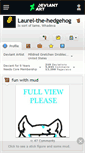 Mobile Screenshot of laurel-the-hedgehog.deviantart.com