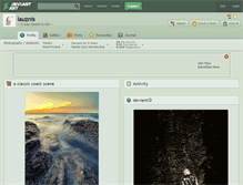 Tablet Screenshot of lauznis.deviantart.com