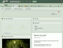 Tablet Screenshot of iryiu.deviantart.com