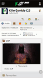 Mobile Screenshot of killerzombie123.deviantart.com