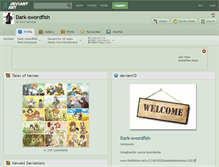 Tablet Screenshot of dark-swordfish.deviantart.com