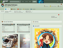 Tablet Screenshot of aph-italia-feliciano.deviantart.com