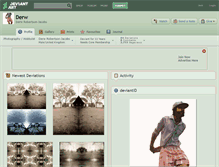 Tablet Screenshot of derw.deviantart.com