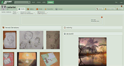 Desktop Screenshot of lia0artist.deviantart.com