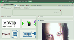Desktop Screenshot of f01110101ckers.deviantart.com