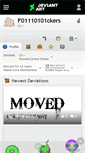 Mobile Screenshot of f01110101ckers.deviantart.com
