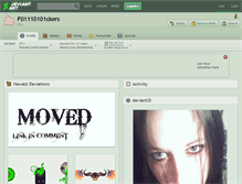Tablet Screenshot of f01110101ckers.deviantart.com