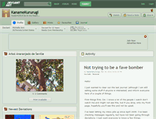 Tablet Screenshot of kanamekururugi.deviantart.com