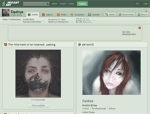 Tablet Screenshot of equinya.deviantart.com