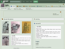Tablet Screenshot of bugby.deviantart.com