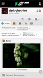 Mobile Screenshot of dark-cheshire.deviantart.com