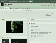 Tablet Screenshot of dark-cheshire.deviantart.com