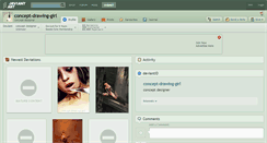 Desktop Screenshot of concept-drawing-girl.deviantart.com