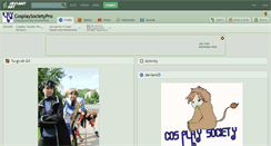 Desktop Screenshot of cosplaysocietypro.deviantart.com