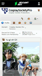 Mobile Screenshot of cosplaysocietypro.deviantart.com