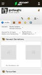 Mobile Screenshot of godlaughs.deviantart.com