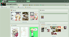 Desktop Screenshot of ladygagaxcanada.deviantart.com