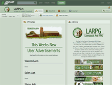 Tablet Screenshot of larpg.deviantart.com