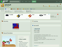 Tablet Screenshot of cableshaft.deviantart.com