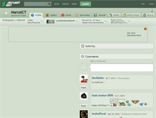 Tablet Screenshot of marcelct.deviantart.com