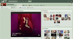 Desktop Screenshot of cross-sama.deviantart.com