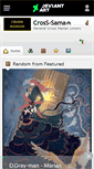 Mobile Screenshot of cross-sama.deviantart.com