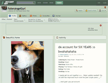 Tablet Screenshot of fallenangelgurl.deviantart.com