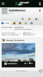 Mobile Screenshot of hullotherexx.deviantart.com