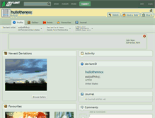 Tablet Screenshot of hullotherexx.deviantart.com