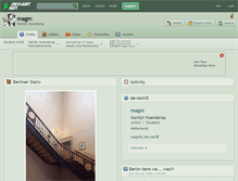 Tablet Screenshot of magm.deviantart.com