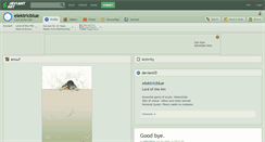 Desktop Screenshot of elektricblue.deviantart.com