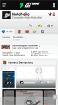 Mobile Screenshot of motoneko.deviantart.com