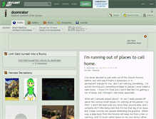 Tablet Screenshot of doomrater.deviantart.com