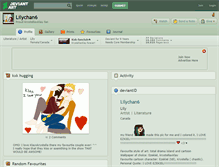 Tablet Screenshot of lilychan6.deviantart.com