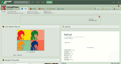 Desktop Screenshot of conradchaos.deviantart.com