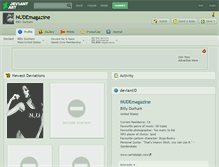 Tablet Screenshot of nudemagazine.deviantart.com
