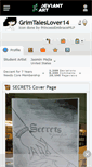 Mobile Screenshot of grimtaleslover14.deviantart.com
