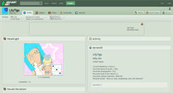 Desktop Screenshot of lilytiga.deviantart.com