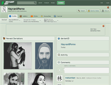 Tablet Screenshot of hayvanliporno.deviantart.com