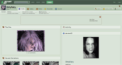 Desktop Screenshot of dirtyfairy.deviantart.com