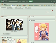 Tablet Screenshot of i-c-21.deviantart.com