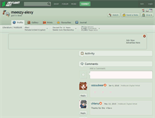 Tablet Screenshot of meeszy-alexy.deviantart.com