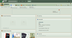 Desktop Screenshot of elliebelle.deviantart.com