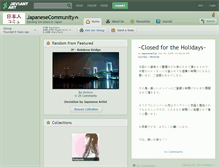 Tablet Screenshot of japanesecommunity.deviantart.com