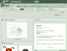 Tablet Screenshot of itazuk.deviantart.com