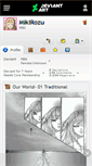 Mobile Screenshot of mikirozu.deviantart.com