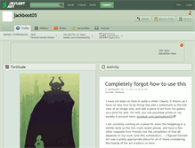 Tablet Screenshot of jackboot05.deviantart.com