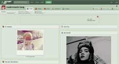 Desktop Screenshot of mademoiselle-bang.deviantart.com